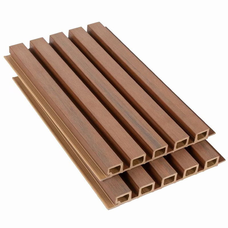 ความกว้าง 190 มม. ความหนา 20 มม. ไม้พลาสติกคอมโพสิตวัสดุใหม่ PVC / ASA Co-extruded Grille