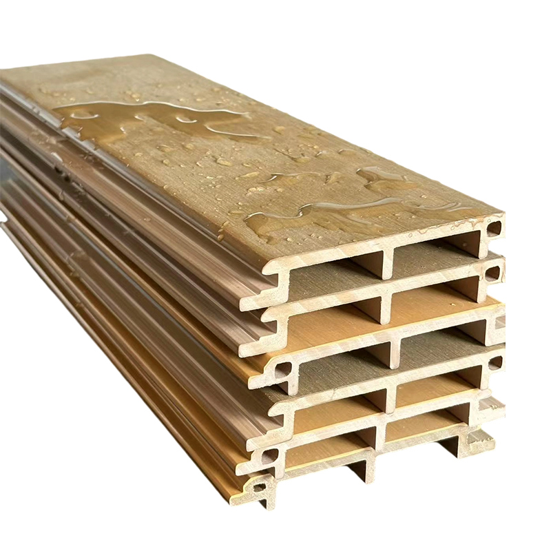 ความกว้าง 112 มม. ความหนา 16 มม. การบำรุงรักษาต่ำ PVC / ASA แผงผนังสี่เหลี่ยมกันน้ำและกันลื่นสำหรับการใช้งานกลางแจ้ง
