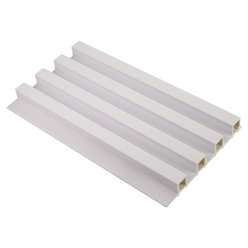 กว้าง 168 มม. หนา 24 มม. ตกแต่งภายในสีขาวแผง PVC Grille