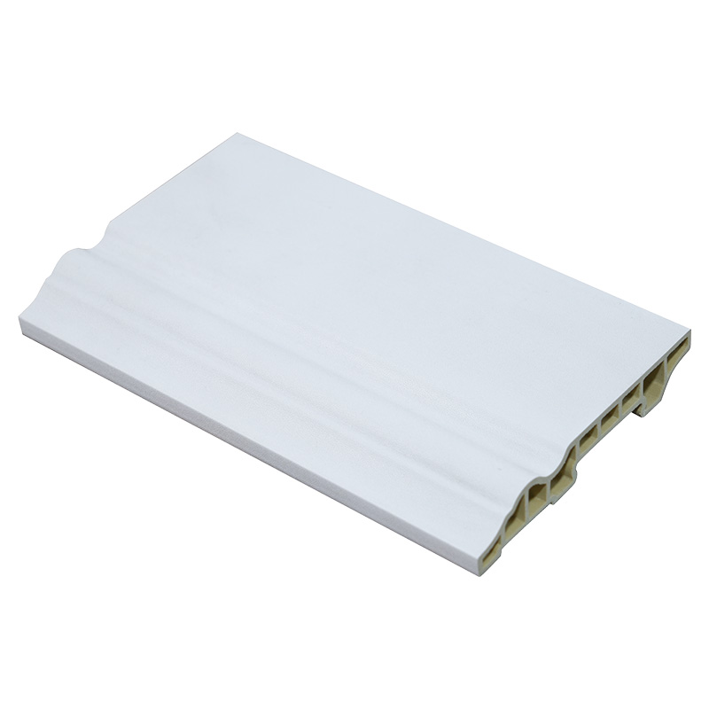 ไม้รอบ WPC ลายไม้ 80 มม. พร้อมฐานคอมโพสิต PVC